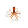 Lure Savage Gear 3D Octopus 35g - UV Orange Glow