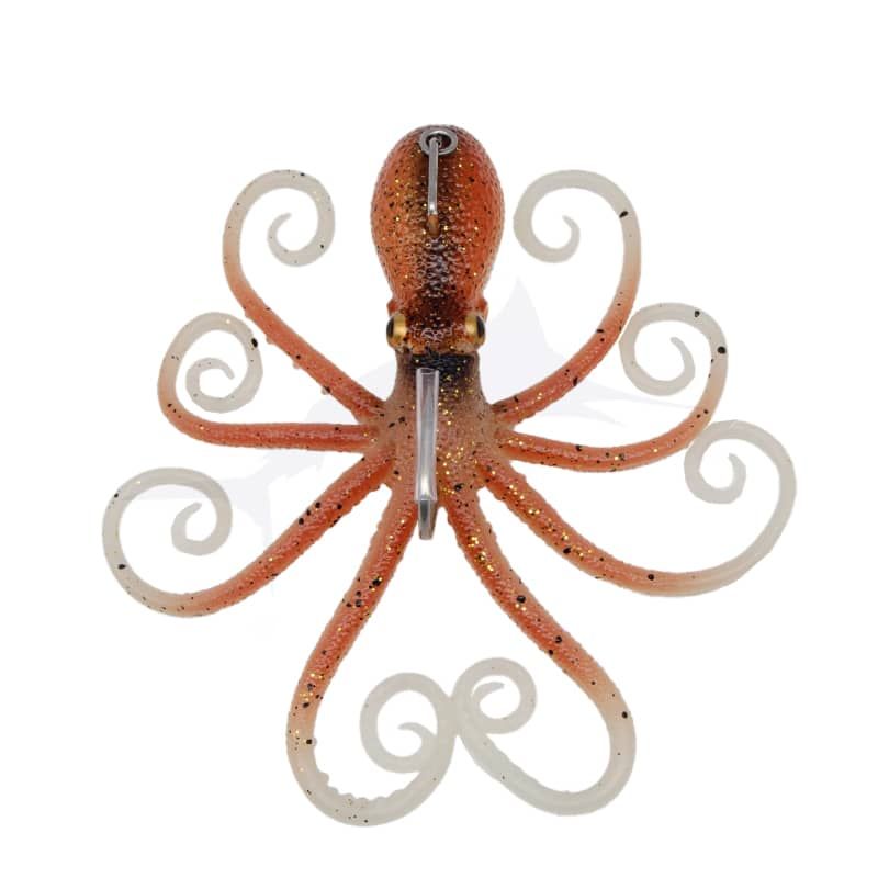 Lure Savage Gear 3D Octopus 185g - Brown Glow