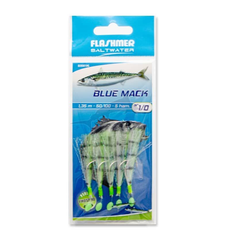 Flashmer Bottom of Line Blue Mack - Green Flashmer Bottom of Line Blue Mack - Green