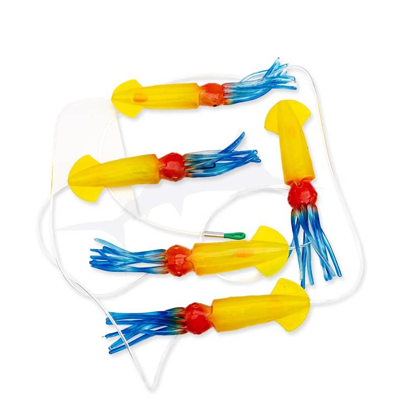 Squidnation Squid Daisy Chain 7 Inch 18cm - Rainbow Squidnation Squid Daisy Chain 7 Inch 18cm - Rainbow