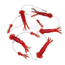 Squidnation Game Fish Mini Flippy Floppy Red Sparkle