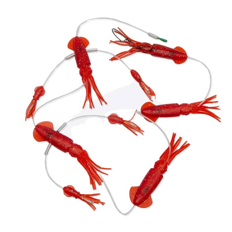 Squidnation Game Fish Mini Flippy Floppy Red Sparkle Squidnation Game Fish Mini Flippy Floppy Red Sparkle