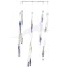 StripTeaser Mini - 4-Arm Dredge w/33 Fish - Blue / Green