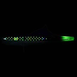 Lure CB One Octagon - 400 - Silver Dot Glow GLOW