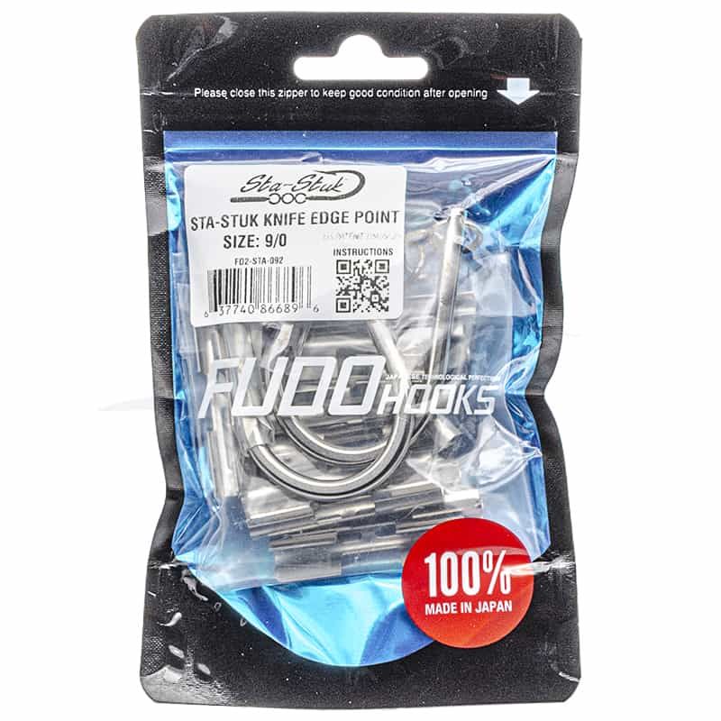 Fudo Hooks Sta-Stuk Knife Edge Point 9/0