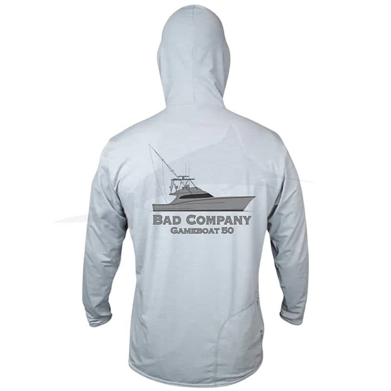 BADCO Gameboat Long Sleeve Tech Hoodie - back BADCO Gameboat Long Sleeve Tech Hoodie - back
