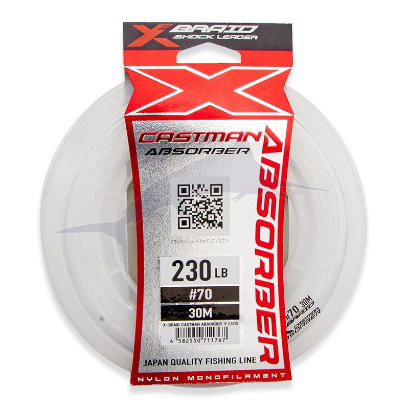 X-BRAID X024/X025 CASTMAN ABSORBER 30M - 230lb X-BRAID X024/X025 CASTMAN ABSORBER 30M - 230lb