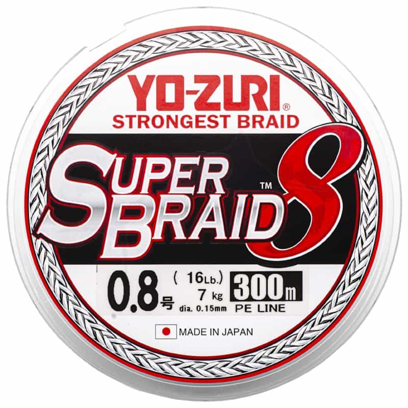Yo-Zuri Tresse Superbraid 8x - 16 LB Yo-Zuri Tresse Superbraid 8x - 16 LB