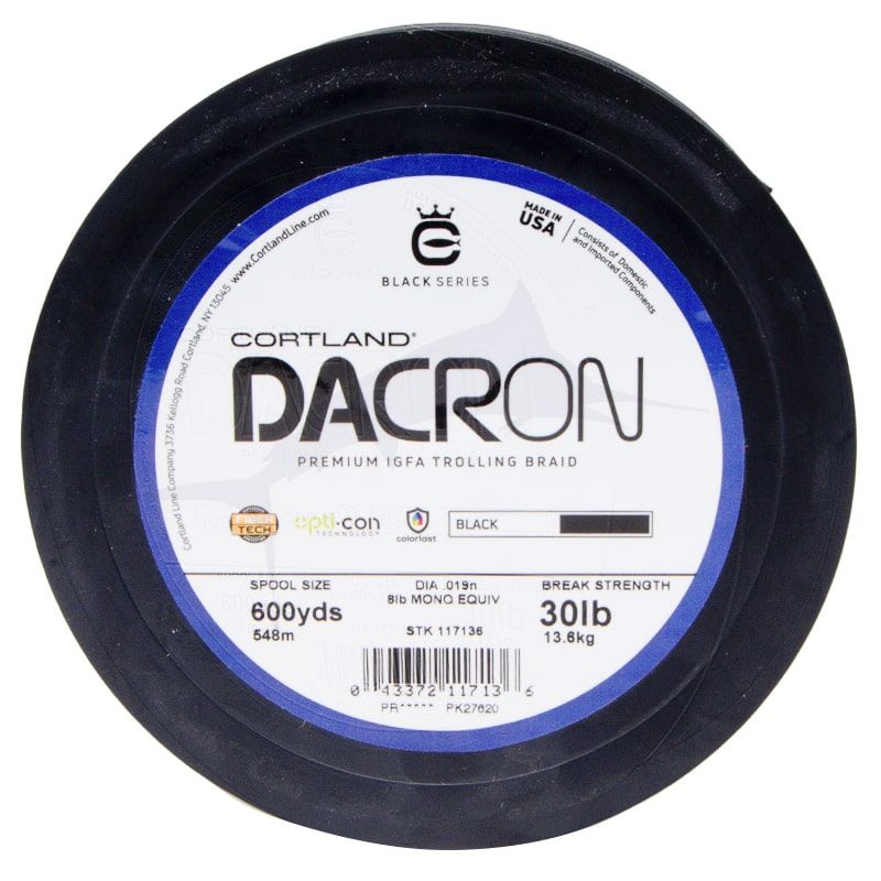 Cortland Dacron Premium IGFA Trolling Braid (600 Yds) Cortland Dacron Premium IGFA Trolling Braid (600 Yds)