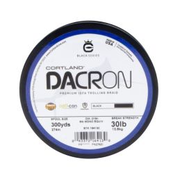 Cortland Dacron Premium IGFA Trolling Braid (300 Yds) 30lb - Black