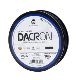 Cortland Dacron Premium IGFA Trolling Braid (300 Yds)-30lb black