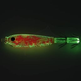 Leurre Jatsui Rush Tataki Rubber Camo - RD GLOW