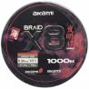 Akami Tresse Yoake X8 - Rouge - 70 LB