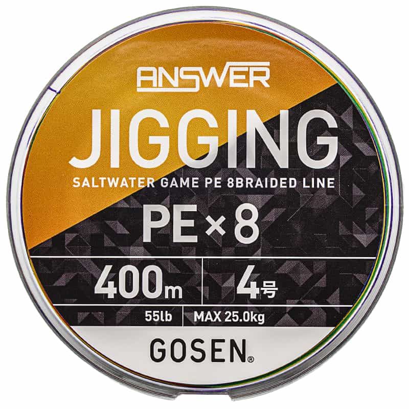 Gosen Answer Jigging X8 - 400m - 55 LB Gosen Answer Jigging X8 - 400m - 55 LB