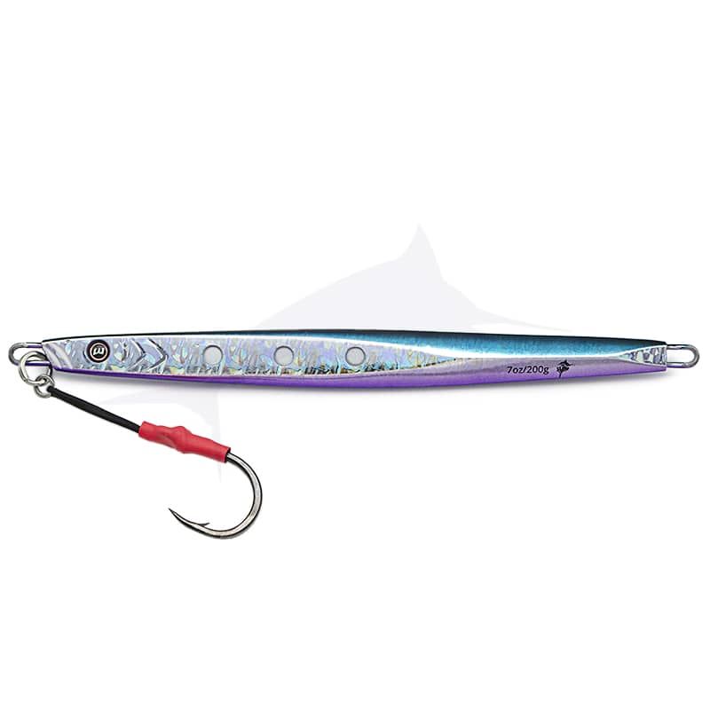 Lure Williamson Benthos Speed Jig - 200g - Blue Pink Purple Lure Williamson Benthos Speed Jig - 200g - Blue Pink Purple