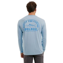 L-Shirt Pelagic Aquatek Marlin Stamp