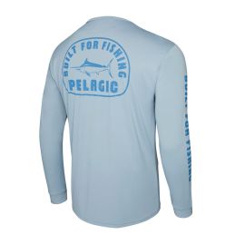 L-Shirt Pelagic Aquatek Marlin Stamp