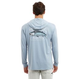 L-Shirt Pelagic Aquatek Hooded Wahoo
