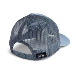 Casquette Pelagic Trucker Marlin – Vue arrière avec filet mesh et fermeture snapback