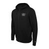 Pelagic Tuna Trip Fleece Zip Jacket front view – black fishing fleece