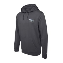 Pelagic Goione fleece hoodie front view – graphite