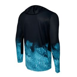 T-shirt à capuche Pelagic Exo-Tech Tahiti vue de dos - design Prop Wash