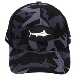 Casquette Tournament Release Flag Billfish Gear - Blue Marlin Camo avant