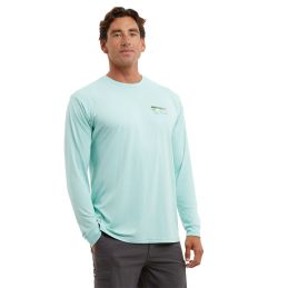 Worn front – Performance fishing shirt