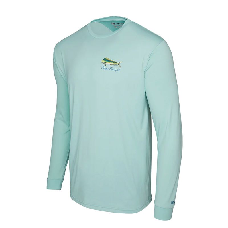 Front view – Pelagic Aquatek Goione Mahi Shirt Front view – Pelagic Aquatek Goione Mahi Shirt