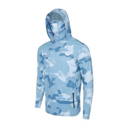 L-Shirt Pelagic Exo Tech Brush Camo Hooded