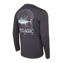 L-Shirt Pelagic Vaportek Mapped YFT- vue de dos