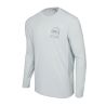 L-Shirt Pelagic Vaportek Mapped YFT LG -VUE DE FACE