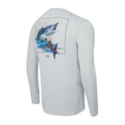 L-Shirt Pelagic Vaportek Goione Wahoo-Vue de dos