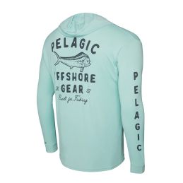 L-Shirt Pelagic Aquatek Whos UR Mahi VUE DE DOS