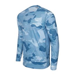 L-Shirt Pelagic Vaportek Brush Camo