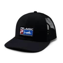 Pelagic Flybridge Deluxe Cap Black - Front