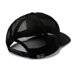 Pelagic Flybridge black hat rear view displaying breathable mesh and adjustable closure