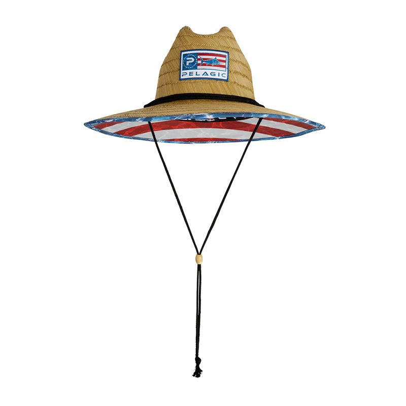 Pelagic Baja Straw Sunhat Americano Pelagic Baja Straw Sunhat Americano