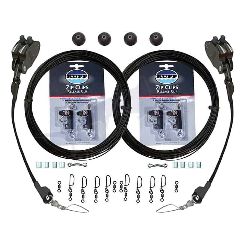 Rupp Rigging Kit with Black Mono-Double + Line Locks