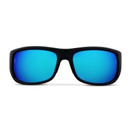 Pelagic Fish Hook Polarized Glasses Matte Black - front