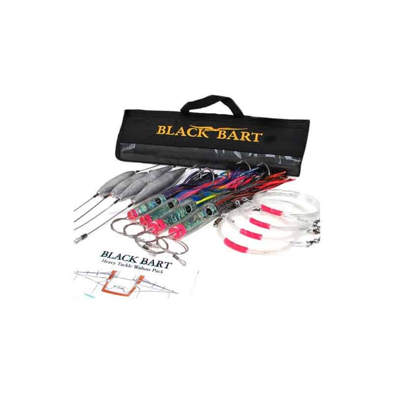 Black Bart Wahoo Rigged Heavy Pack 50-80lb