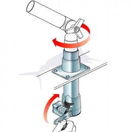Rupp Top Gun Bolt-In Z-30 Bases - pair