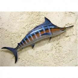 Sculpture Mural Blue Marlin