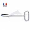 Crochet Amiaud de manutention inox court